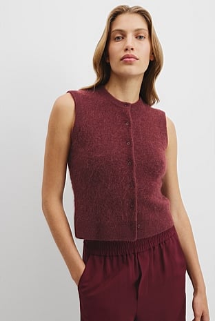 High Pile Knit Vest