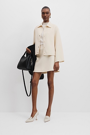 Soft Crop Snap Jacket