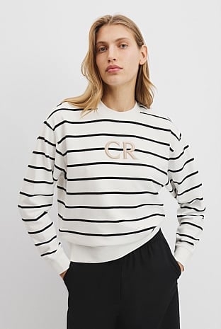 Stripe Country Road Logo Sweat