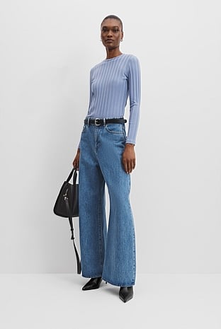Wide Rib Long Sleeve T-Shirt
