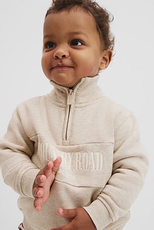 Verified Australian Cotton Heritage Half Zip Sweat