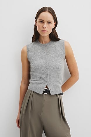 High Pile Knit Vest