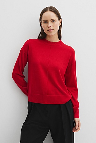 Verified Australian Merino Wool Crew Neck Knit