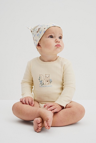 Squirrel Long Sleeve Bodysuit
