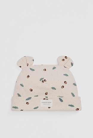 Organically Grown Cotton Newborn Beanie