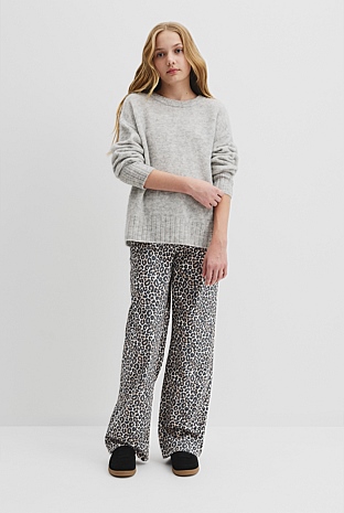 Teen Fluffy Knit Pullover