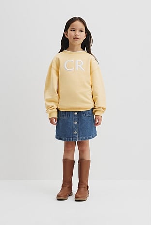 Australian Cotton Oversized CR Logo Sweat