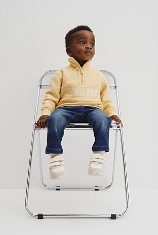 Verified Australian Cotton Heritage Half Zip Sweat