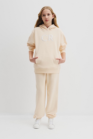 Teen Australian Cotton CR Logo Hooded Sweat