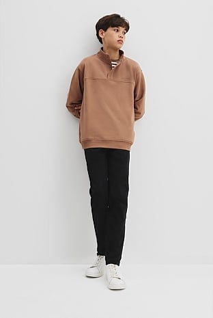 Teen Placket Detail Sweat