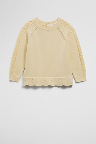 Organically Grown Cotton Peplum Knit Knit
