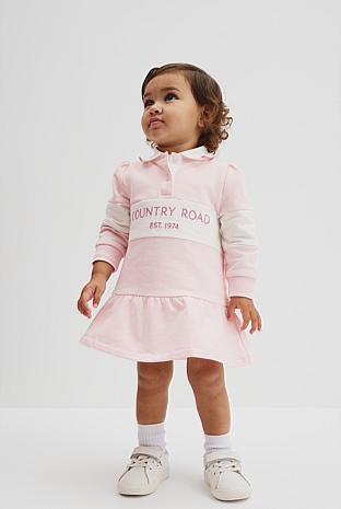 Organically Grown Cotton Logo Rugby Dress