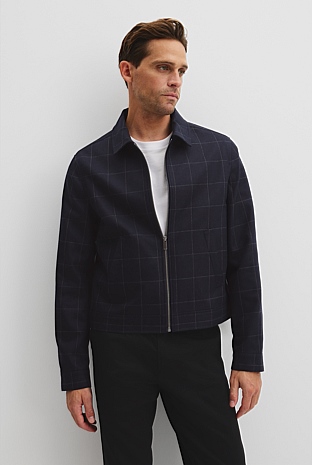 Cotton Wool Check Jacket
