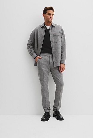 Wool Blend Elstc Pant