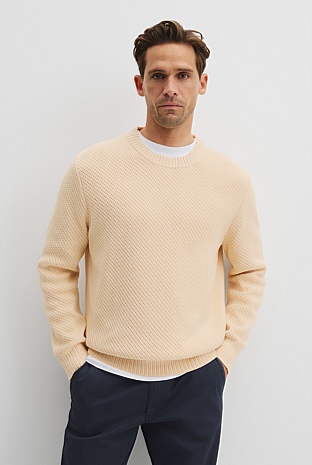 Australian Cotton Blend Crew Knit