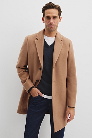 Recycled Wool Overcoat