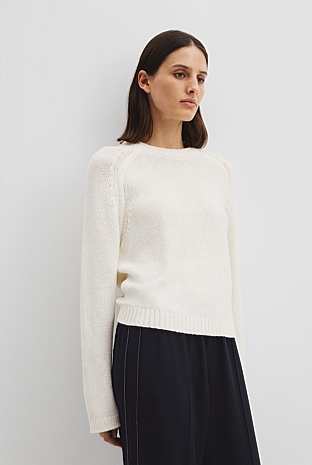 Cashmere Wool Crew Knit