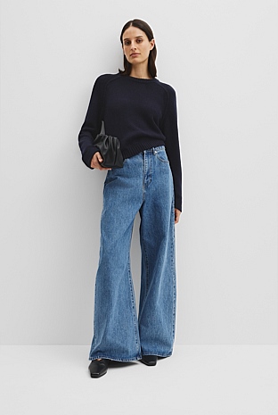 Cashmere Wool Crew Knit