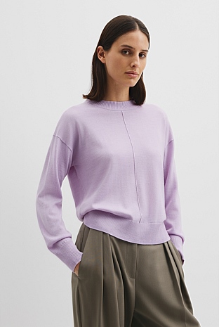 Verified Australian Merino Wool Crew Neck Knit