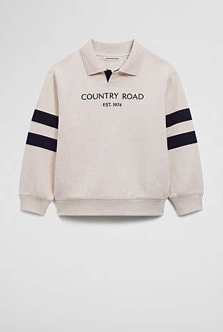 Organically Grown Cotton Collared Sweat