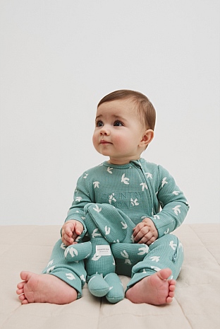 Organically Grown Cotton Waffle Jumpsuit