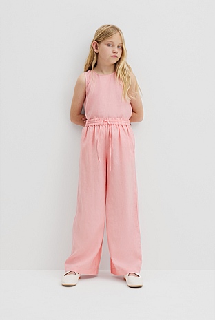 Linen Pull On Pant