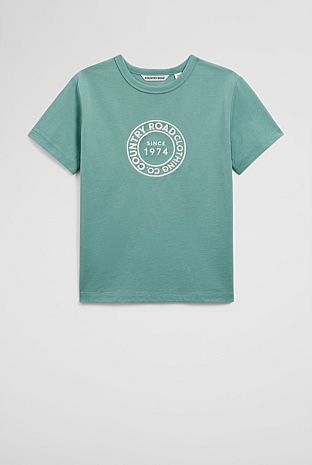Australian Cotton Oversized Logo T-Shirt