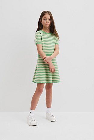 Stripe Knit Skirt