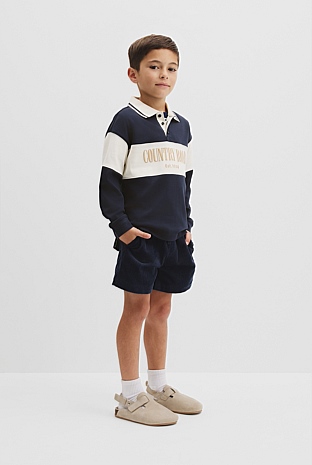 Organically Grown Cotton Stripe Rugby Top
