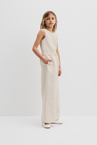 Linen Pull On Pant