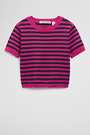 Stripe Knit Top