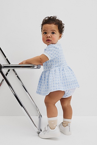 Organically Grown Cotton Polo Romper Dress