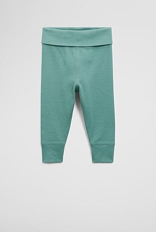 Organically Grown Cotton Fold-Over Soft Pant