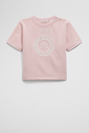 Australian Cotton Oversize Circle Logo T-Shirt