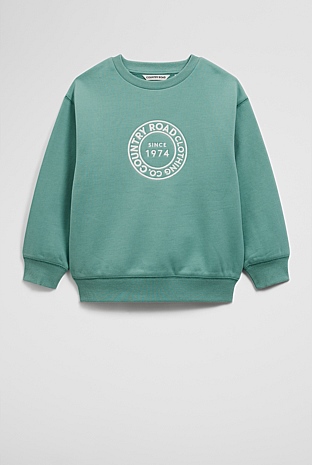 Australian Cotton Oversized Circle Logo Sweat