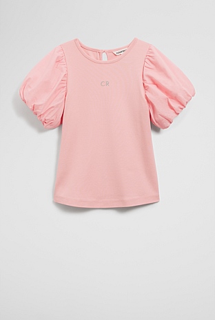 Bubble Sleeve T-Shirt