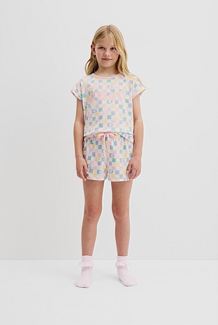 Australian Cotton Check Pyjama Set
