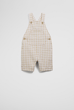 Gingham Overalls