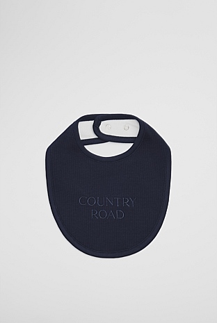 Organically Grown Cotton Waffle Bib