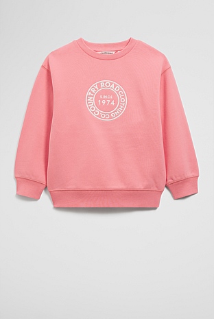 Oversized Circle Logo Sweat