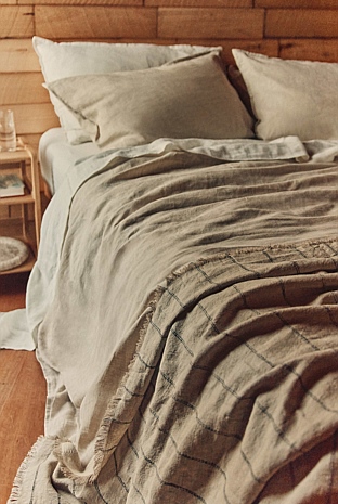 Skye Organically Grown Linen Queen Quilt Cover