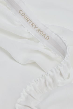 Skye Organically Grown Linen King Fitted Sheet