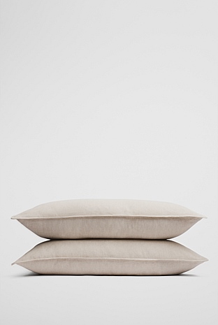 Skye Organically Grown Linen King Pillowcase Pair