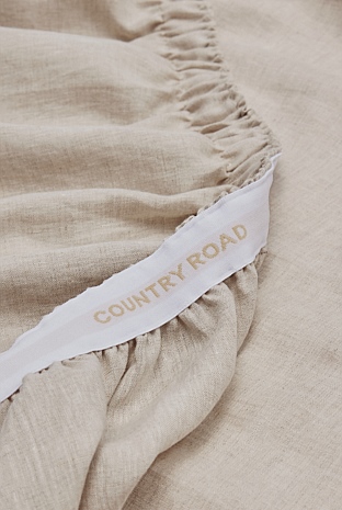 Skye Organically Grown Linen Queen Fitted Sheet