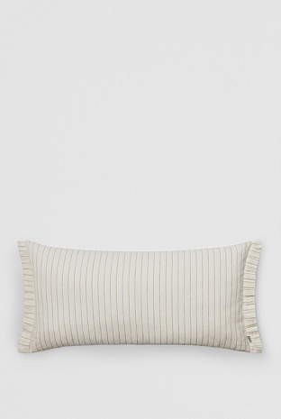Skye Organically Grown Linen Pleat 40x80 Cushion