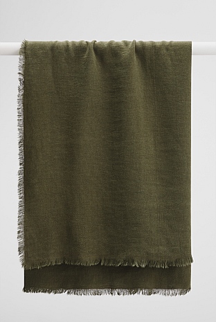 Grove Organically Grown Linen Throw