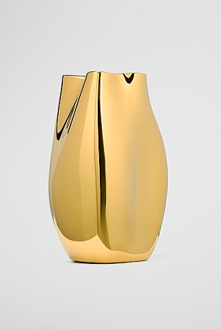Phoebe Brass Medium Vase