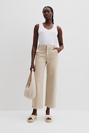 High Rise Wide Jean