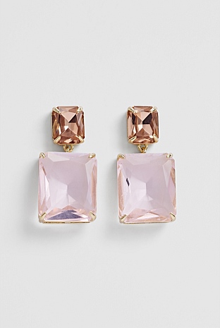 Crystal Drop Stud