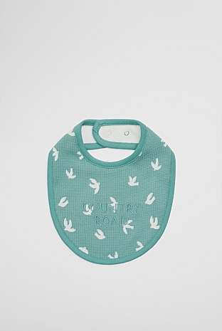 Organically Grown Cotton Waffle Bib